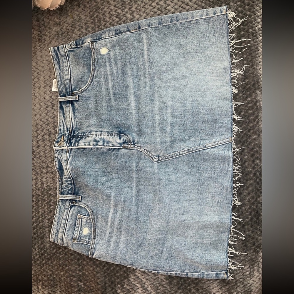 Old Navy Light Wash Mini Skirt Size 18